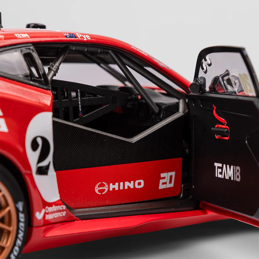 Scott Pye - Team 18 #20 Chevrolet Camaro ZL1 - 2023 Gold Coast 500 Hino Team Samurai Retro Livery - 1:18 Scale Diecast Model - Authentic Collectables