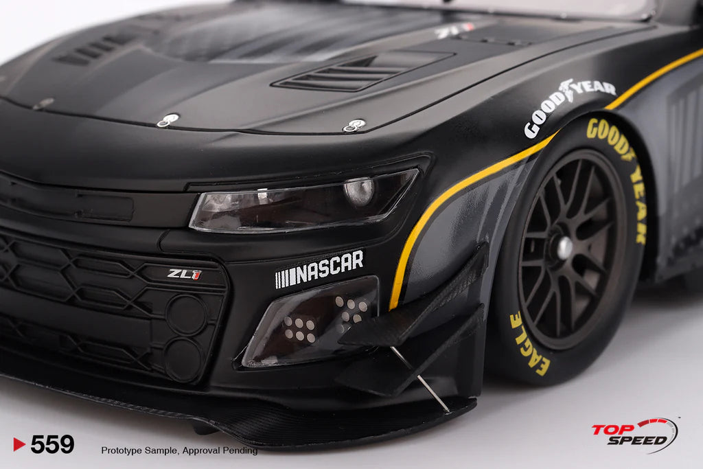 *PRE-ORDER* NASCAR Next Gen Garage 56 Chevrolet Camaro ZL1 #24 Hendrick Motorsports Test Car - 1:18 Scale Model - TSM