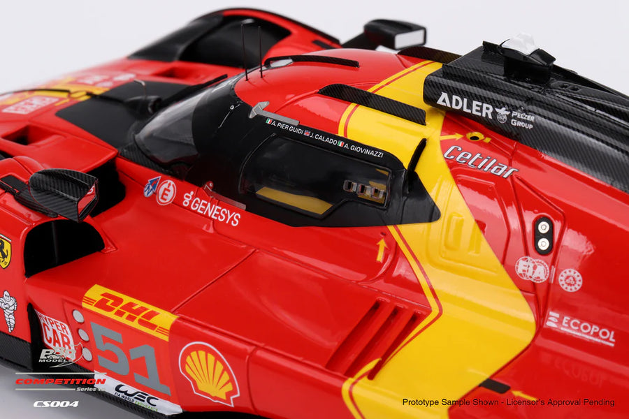 2023 WEC 6 Hr of Spa 3rd Place - #51 Ferrari 499P - 1:18 Scale Model - BBR