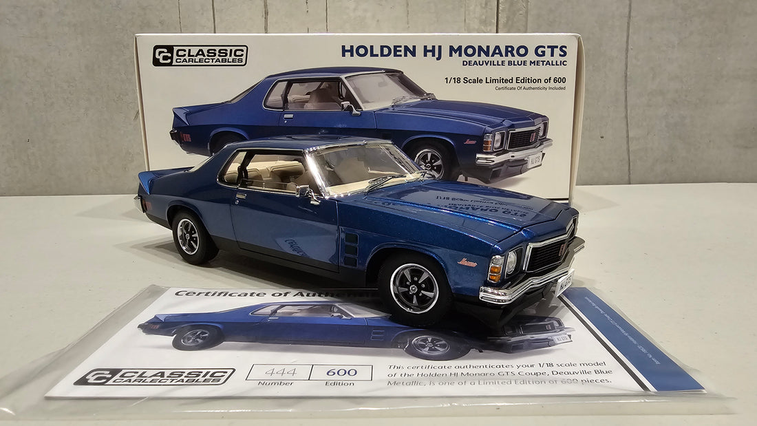 Holden HJ Monaro GTS Coupe Deauville Blue - 1:18 Diecast Model