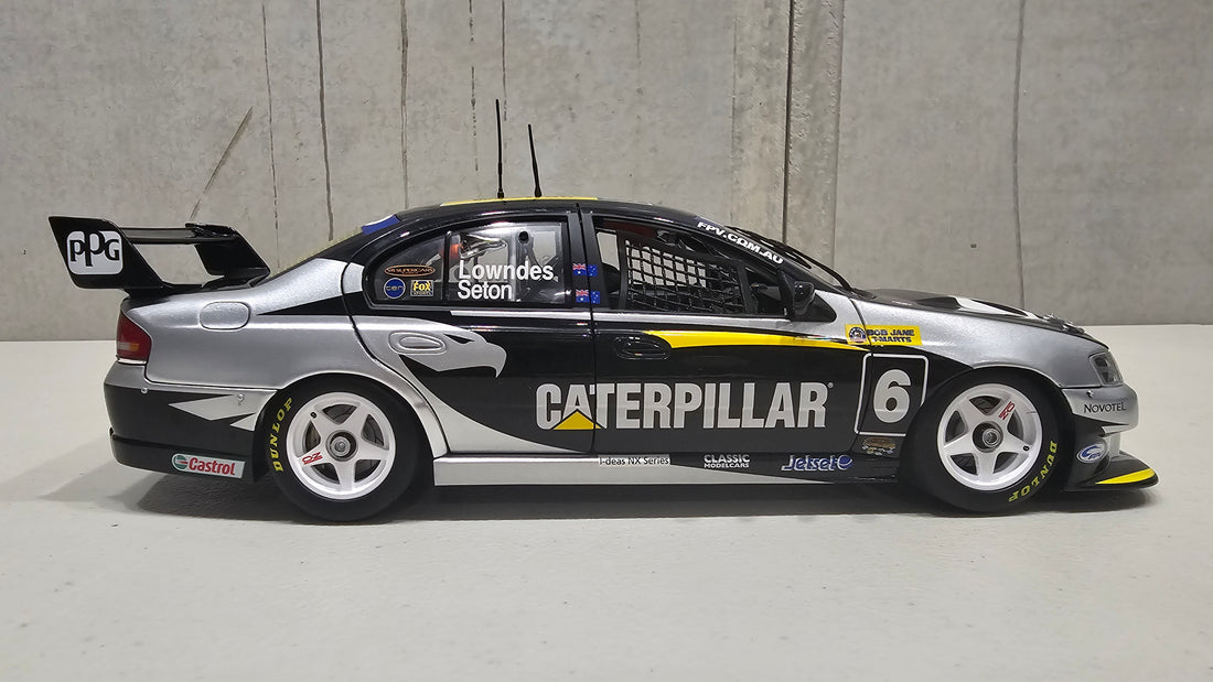 CRAIG LOWNDES - GLENN SETON'S YEAR 2003 FPR BA RACING FALCON - 1:18 DIECAST MODEL - CLASSIC CARLECTABLES