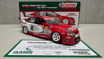 RICHARDS - RICHARDS - CASTROL PERKINS RACE TEAM BATHURST 1000 YEAR 2004 VY COMMODORE - 1:18 SCALE DIECAST MODEL - CLASSIC CARLECTABLES