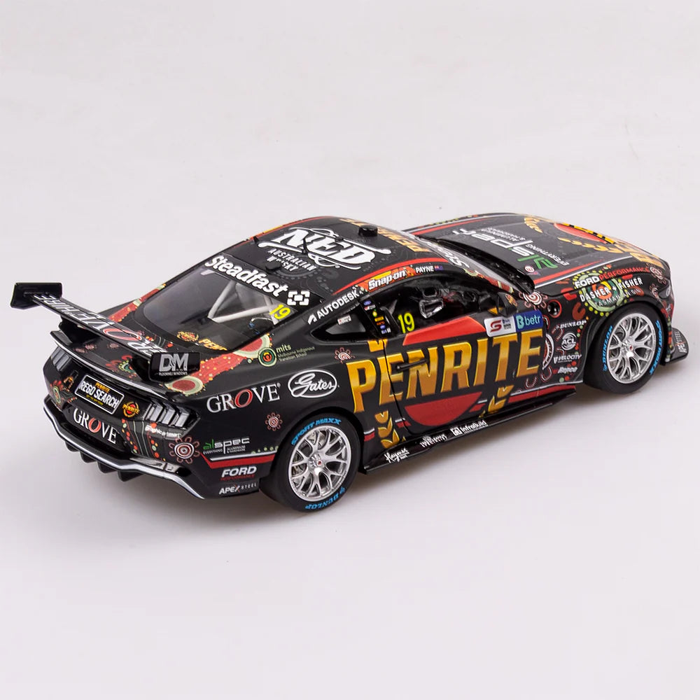 Matthew Payne - Penrite Racing #19 Ford Mustang GT - 2024 Betr Darwin Triple Crown Indigenous Livery - Expo Exclusive - 2025 Diecast Model Expo - 1:18 Scale Diecast Model - Authentic Collectables