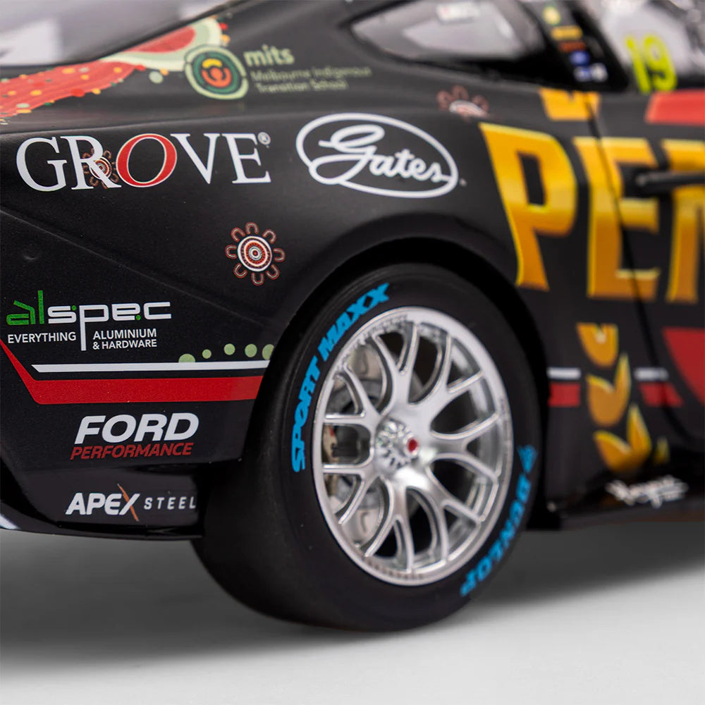 Matthew Payne - Penrite Racing #19 Ford Mustang GT - 2024 Betr Darwin Triple Crown Indigenous Livery - Expo Exclusive - 2025 Diecast Model Expo - 1:18 Scale Diecast Model - Authentic Collectables