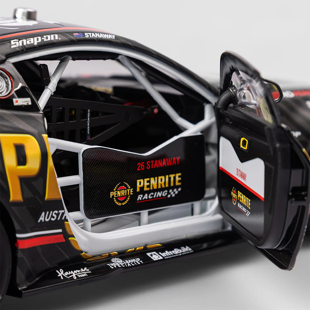 Richie Stanaway - Penrite Racing #26 Ford Mustang GT - 2024 Supercars Championship Season - 1:18 Scale Diecast Model - AUTHENTIC COLLECTABLES