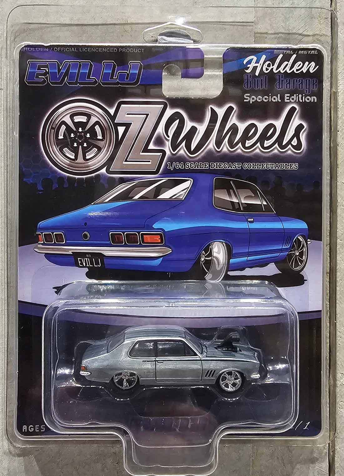 OZ WHEELS - EVIL LJ - CHASE EDITION - 1:64 SCALE DIECAST