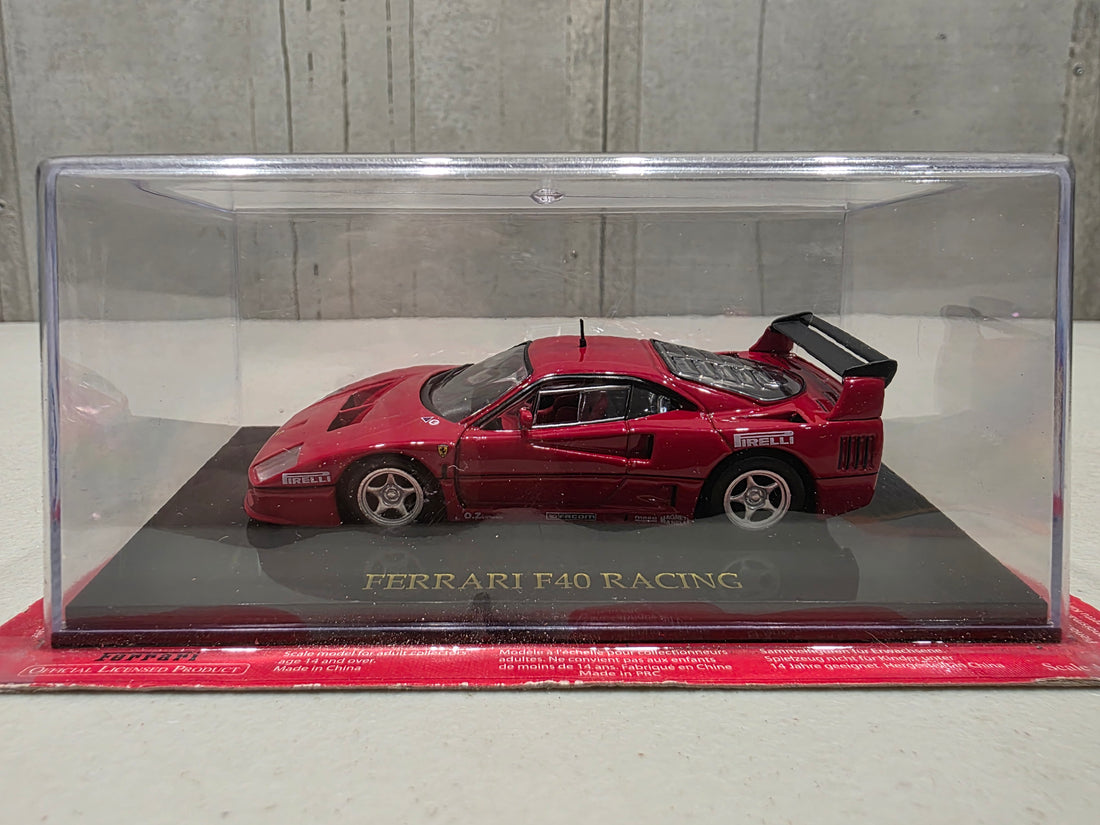 FERRARI F40 RACING - 1:43 SCALE DIECAST MODEL