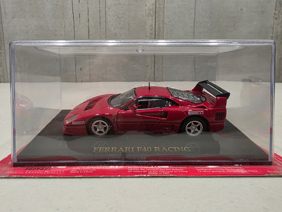 FERRARI F40 RACING - 1:43 SCALE DIECAST MODEL