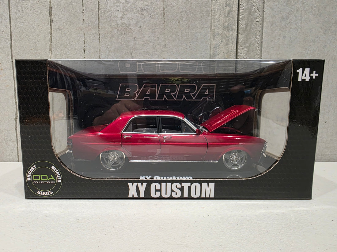 XY Ford Falcon - Candy Red - 1:24 Scale Diecast Model - DDA