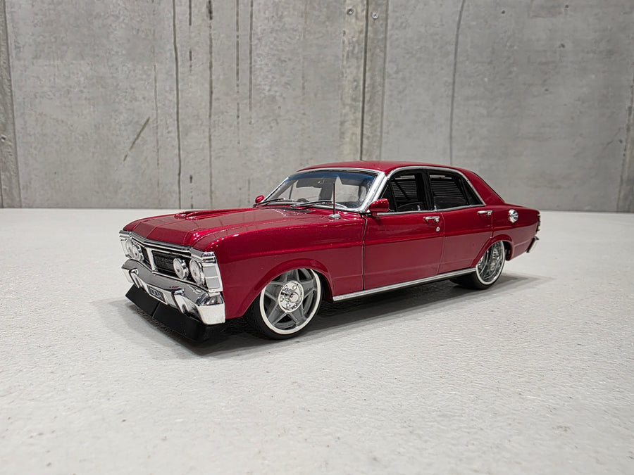 XY Ford Falcon - Candy Red - 1:24 Scale Diecast Model - DDA