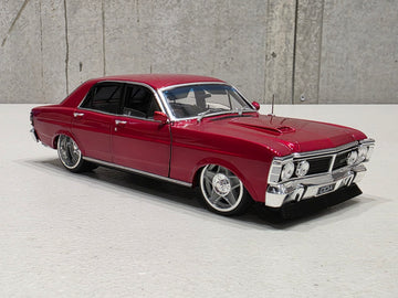 XY Ford Falcon - Candy Red - 1:24 Scale Diecast Model - DDA