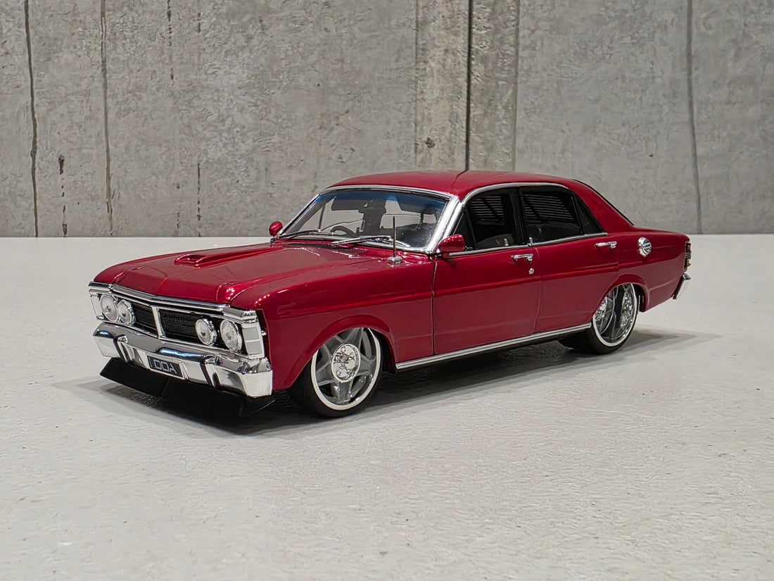 XY Ford Falcon - Candy Red - 1:24 Scale Diecast Model - DDA