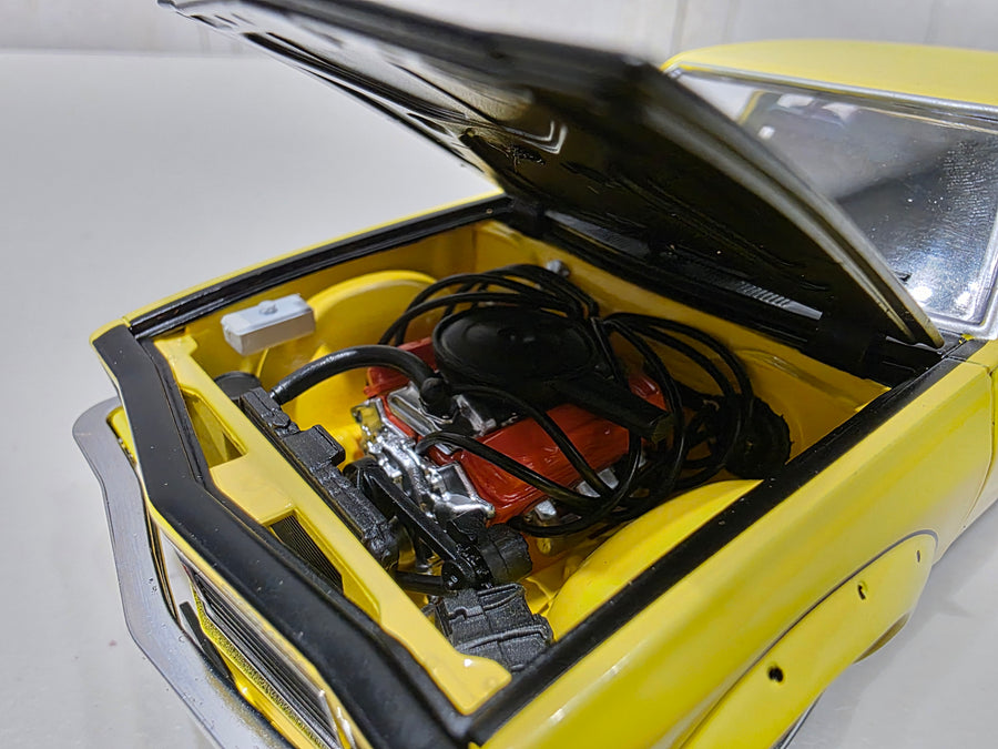 A9X TORANA 308 FACTORY CAR - YELLOW - 1:24 SCALE DIECAST MODEL - DDA