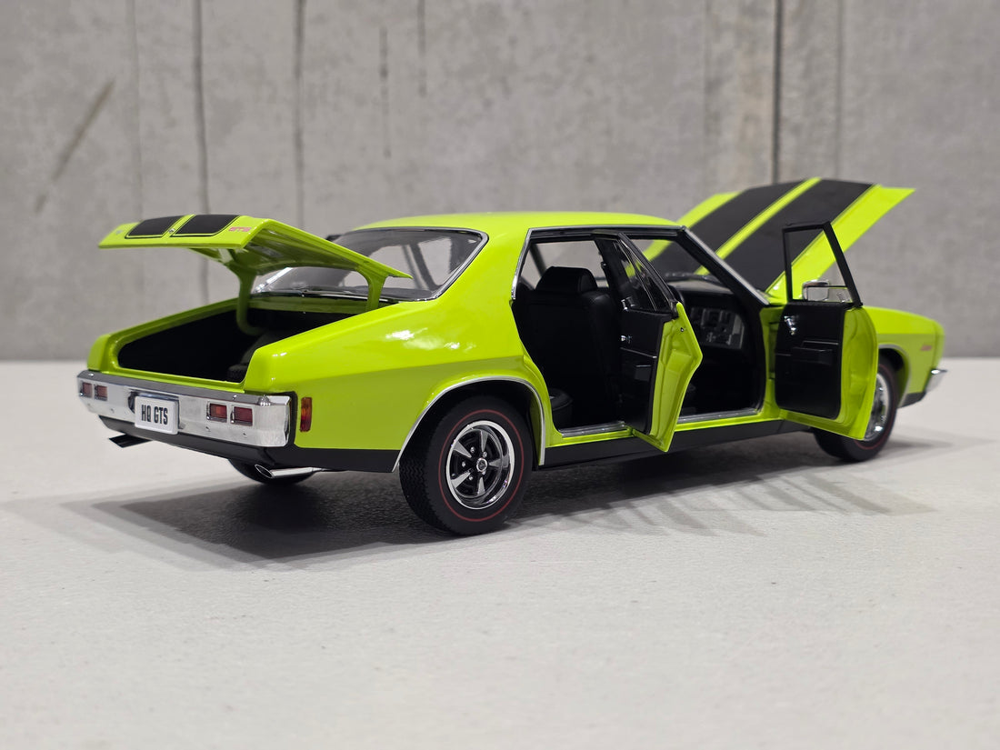 HOLDEN HQ MONARO GTS SEDAN - BARBADOS GREEN - 1:18 DIECAST MODEL
