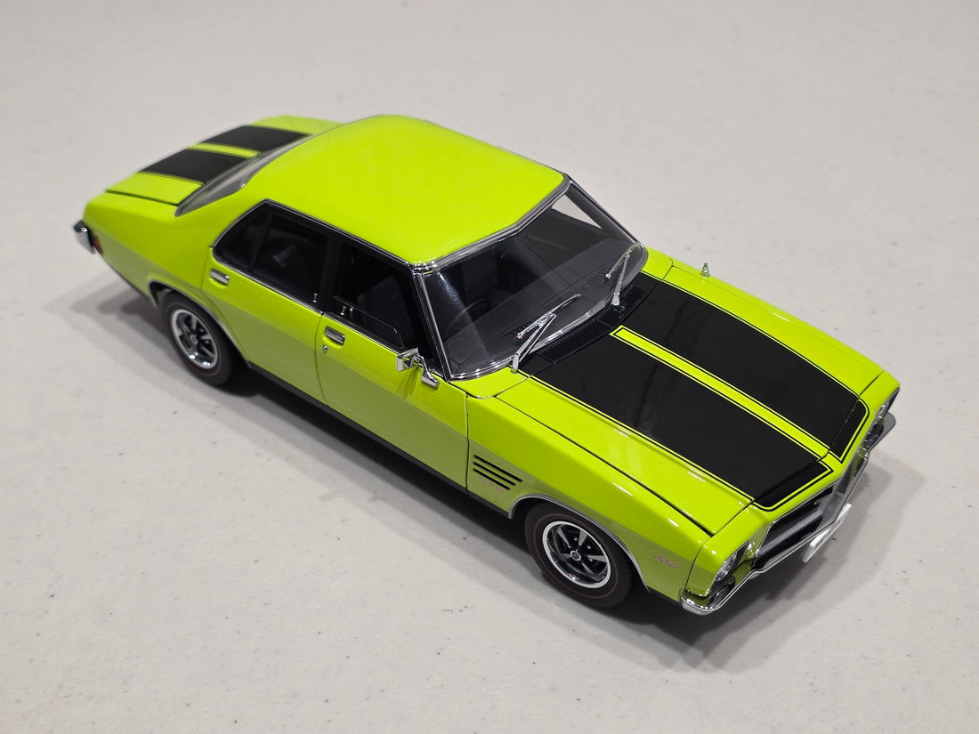 HOLDEN HQ MONARO GTS SEDAN - BARBADOS GREEN - 1:18 DIECAST MODEL