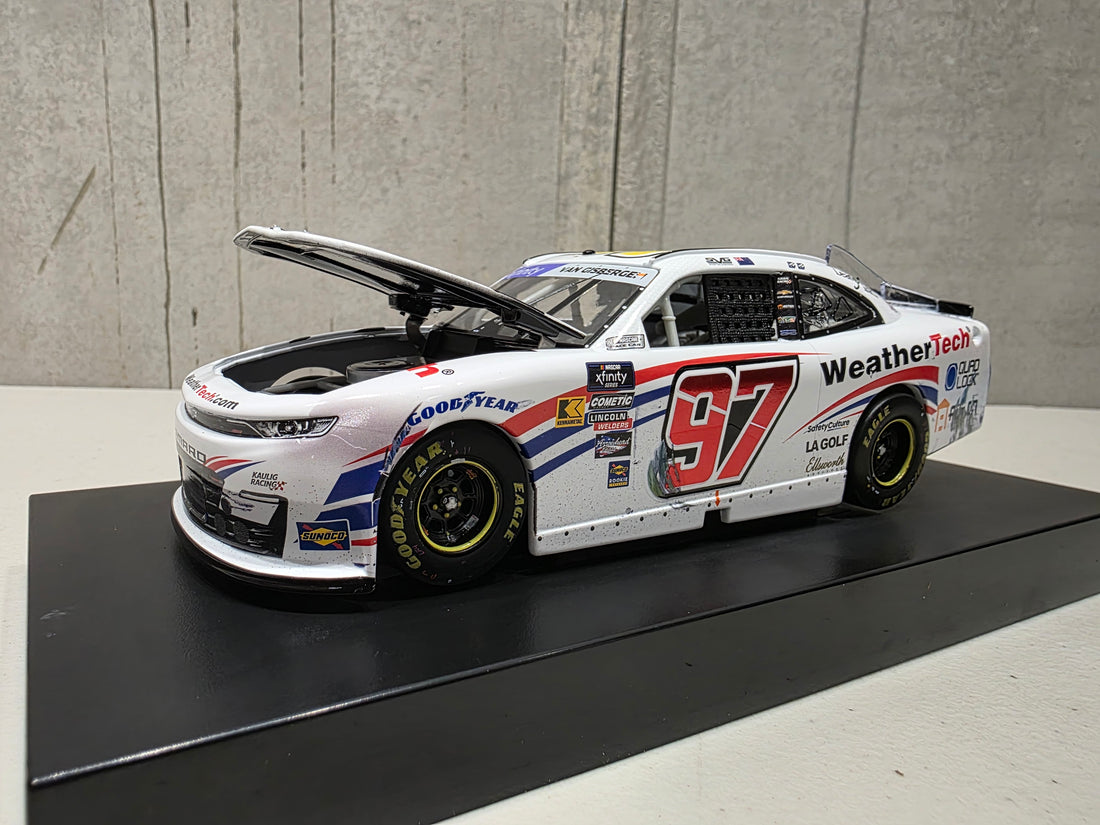 SHANE VAN GISBERGEN 2024 WEATHERTECH - CHICAGO STREET COURSE RACED WIN 1:24 ARC SCALE DIECAST MODELS