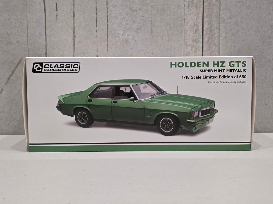 HOLDEN HZ GTS - SUPER MINT METALLIC - 1:18 SCALE DIECAST MODEL