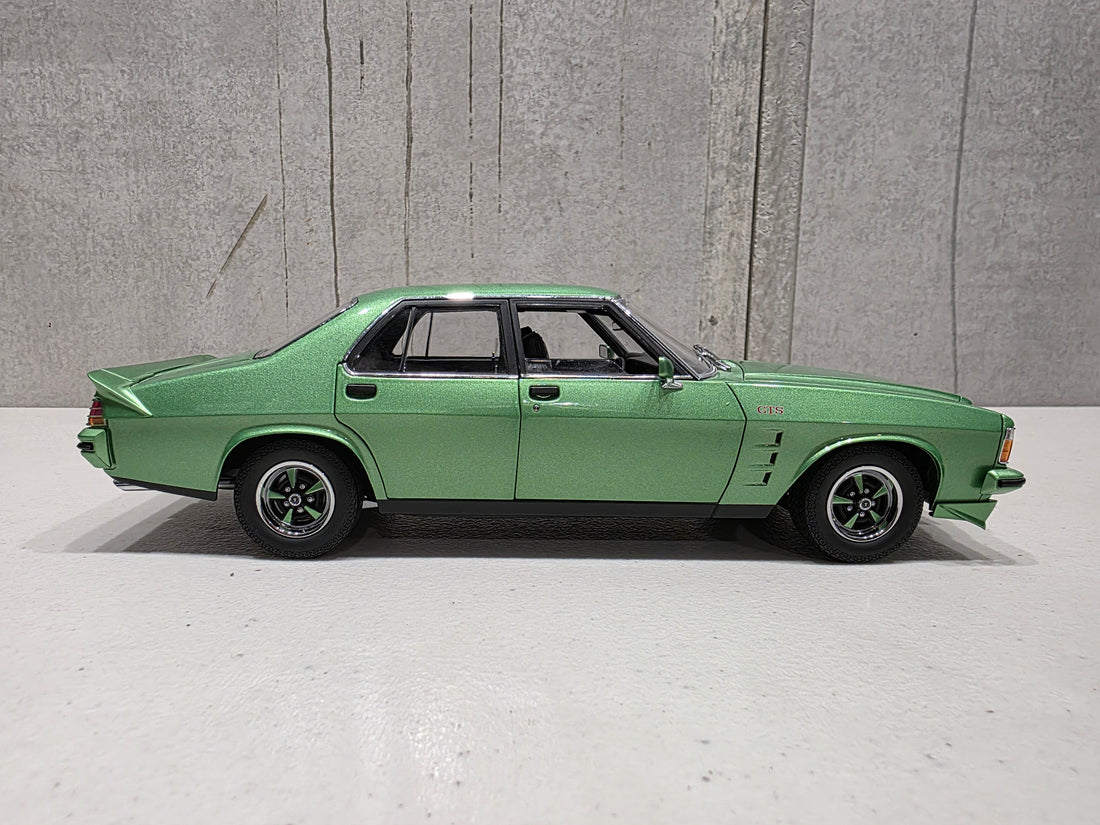 HOLDEN HZ GTS - SUPER MINT METALLIC - 1:18 SCALE DIECAST MODEL