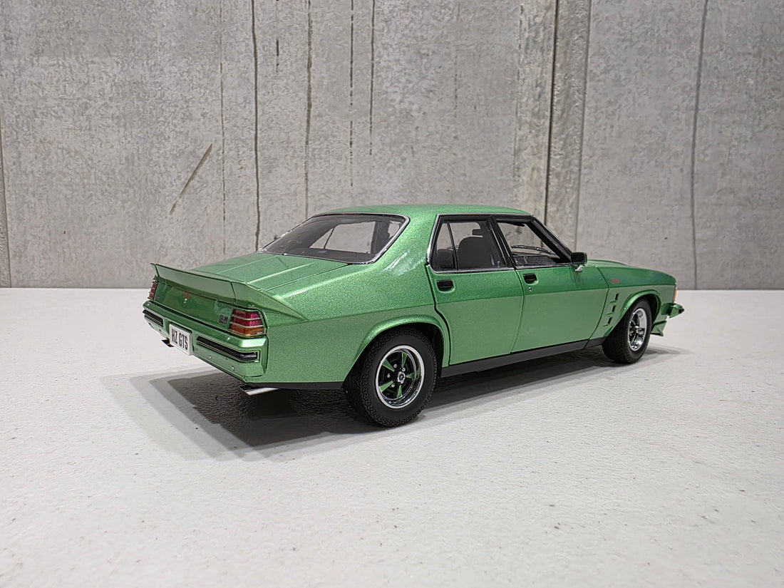 HOLDEN HZ GTS - SUPER MINT METALLIC - 1:18 SCALE DIECAST MODEL