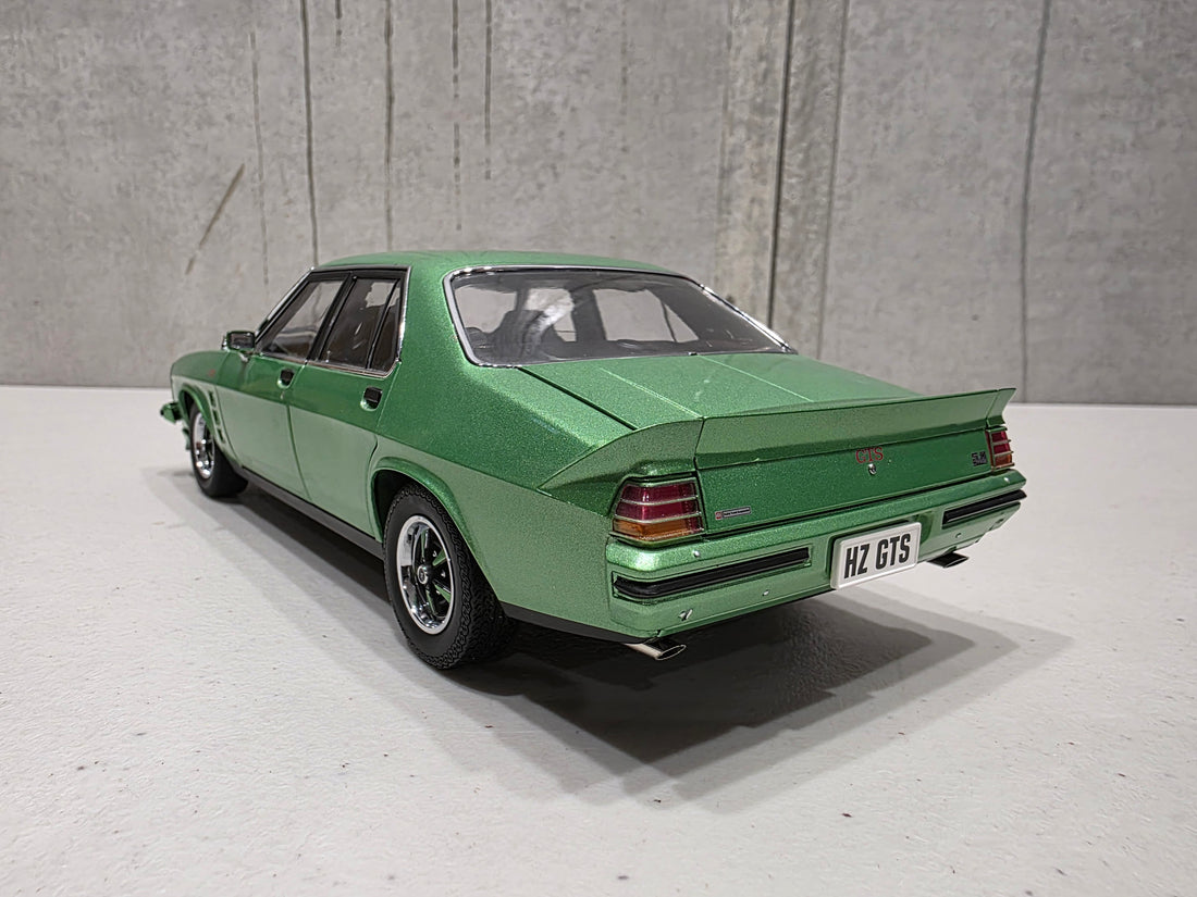 HOLDEN HZ GTS - SUPER MINT METALLIC - 1:18 SCALE DIECAST MODEL