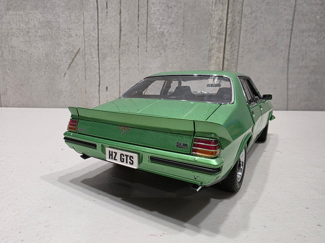 HOLDEN HZ GTS - SUPER MINT METALLIC - 1:18 SCALE DIECAST MODEL