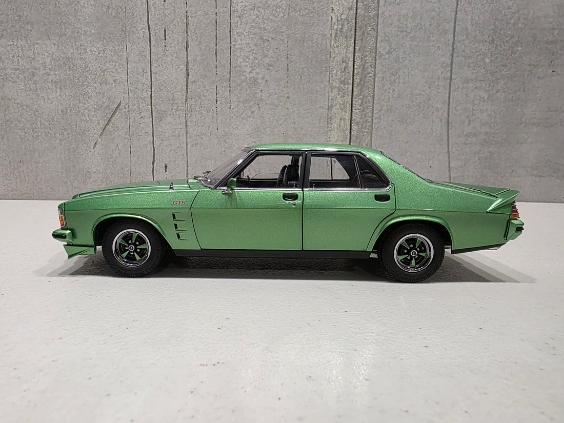 HOLDEN HZ GTS - SUPER MINT METALLIC - 1:18 SCALE DIECAST MODEL