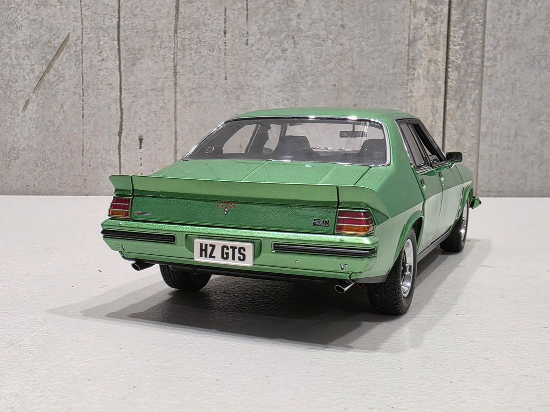 HOLDEN HZ GTS - SUPER MINT METALLIC - 1:18 SCALE DIECAST MODEL