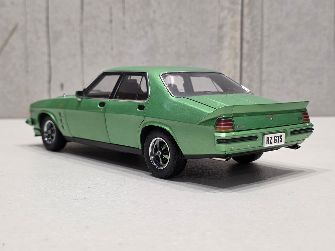 HOLDEN HZ GTS - SUPER MINT METALLIC - 1:18 SCALE DIECAST MODEL