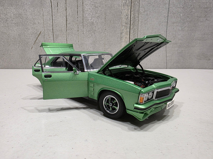 HOLDEN HZ GTS - SUPER MINT METALLIC - 1:18 SCALE DIECAST MODEL