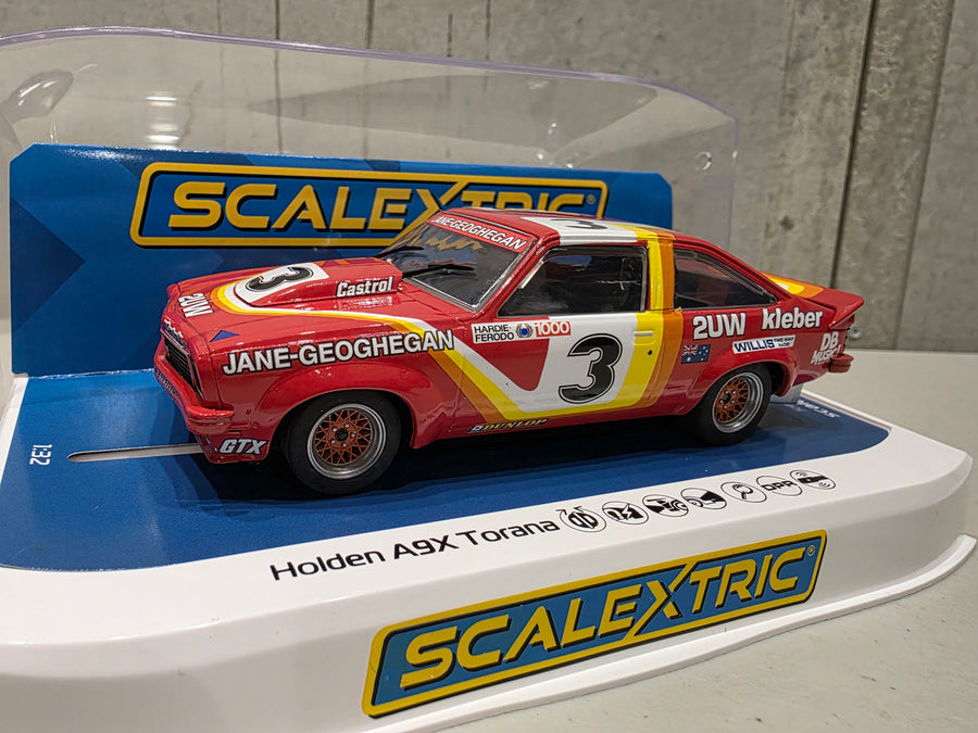 SCALEXTRIC HOLDEN A9X TORANA 1977 BATHURST JANE/GEOGHEGAN - SMS SPECIAL