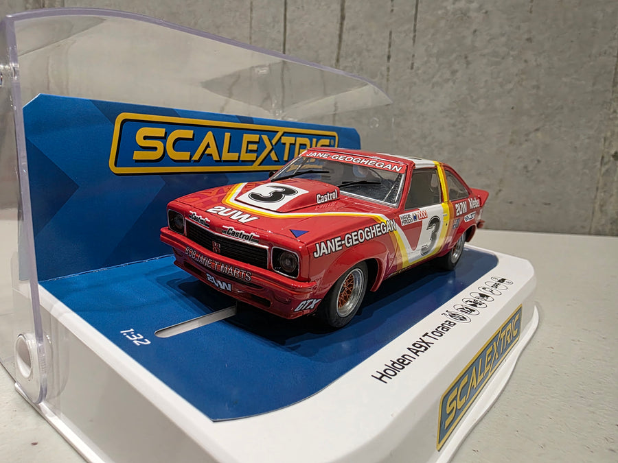 SCALEXTRIC HOLDEN A9X TORANA 1977 BATHURST JANE/GEOGHEGAN - SMS SPECIAL