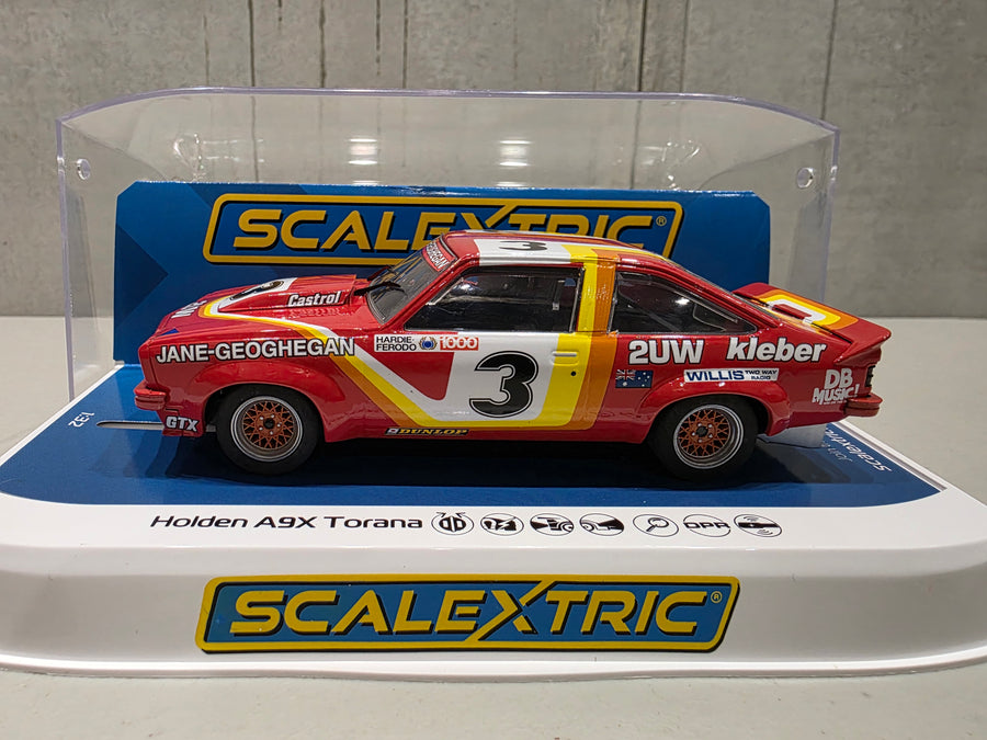 SCALEXTRIC HOLDEN A9X TORANA 1977 BATHURST JANE/GEOGHEGAN - SMS SPECIAL
