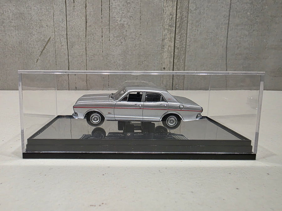 1968 FORD XT GT FALCON - GT SILVER - 1:43 SCALE DIECAST MODEL - CLASSIC CARLECTABLES