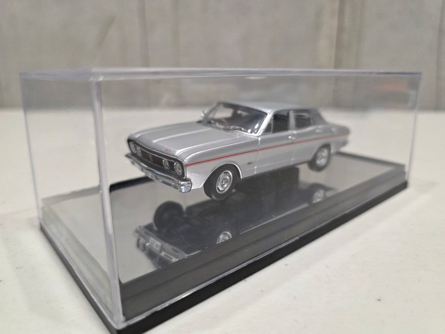1968 FORD XT GT FALCON - GT SILVER - 1:43 SCALE DIECAST MODEL - CLASSIC CARLECTABLES