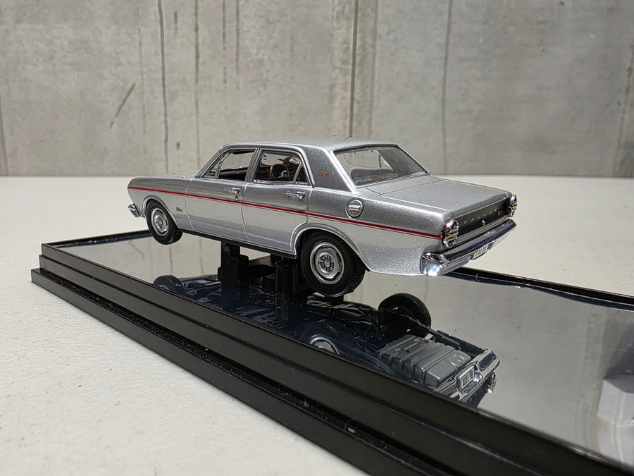 1968 FORD XT GT FALCON - GT SILVER - 1:43 SCALE DIECAST MODEL - CLASSIC CARLECTABLES