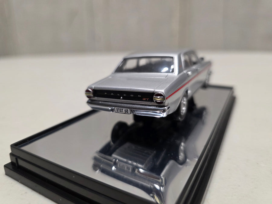 1968 FORD XT GT FALCON - GT SILVER - 1:43 SCALE DIECAST MODEL - CLASSIC CARLECTABLES