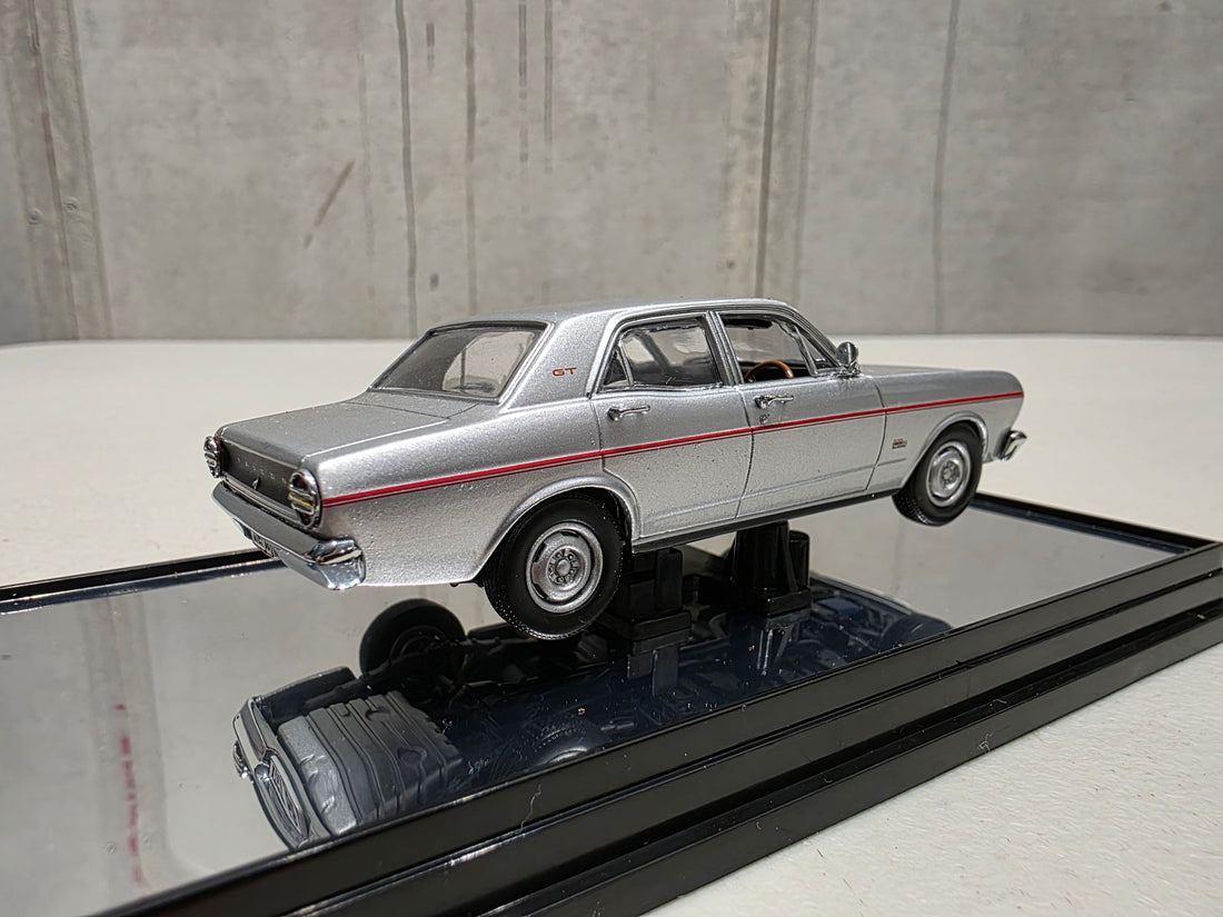 1968 FORD XT GT FALCON - GT SILVER - 1:43 SCALE DIECAST MODEL - CLASSIC CARLECTABLES