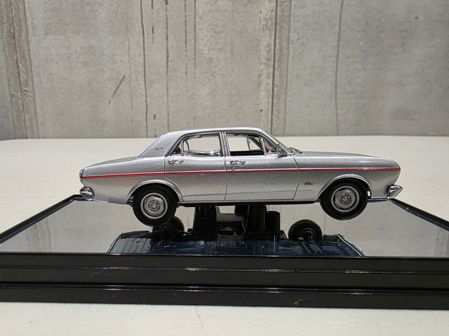 1968 FORD XT GT FALCON - GT SILVER - 1:43 SCALE DIECAST MODEL - CLASSIC CARLECTABLES