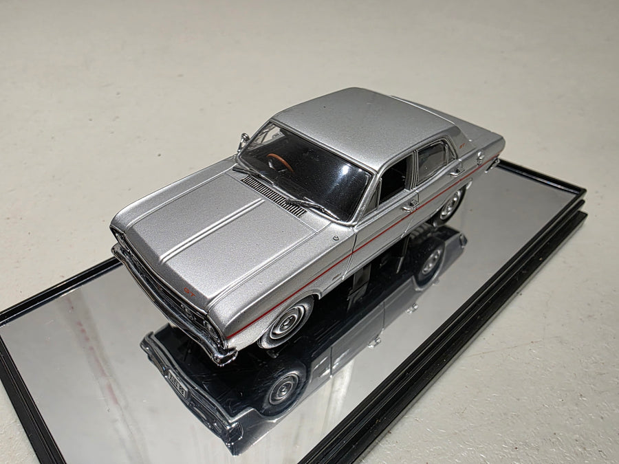 1968 FORD XT GT FALCON - GT SILVER - 1:43 SCALE DIECAST MODEL - CLASSIC CARLECTABLES