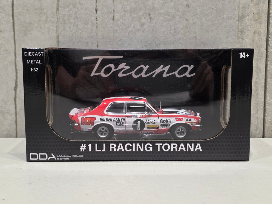 PETER BROCK #1 LJ GTR XU-1 RACING TORANA - 1:32 SCALE DIECAST MODEL - DDA