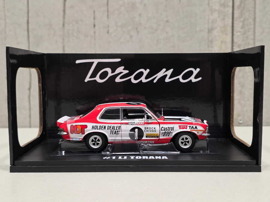 PETER BROCK #1 LJ GTR XU-1 RACING TORANA - 1:32 SCALE DIECAST MODEL - DDA