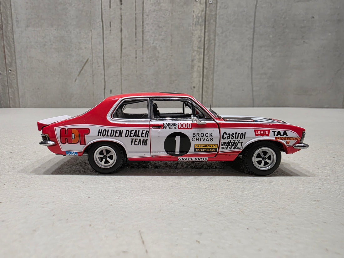 PETER BROCK #1 LJ GTR XU-1 RACING TORANA - 1:32 SCALE DIECAST MODEL - DDA