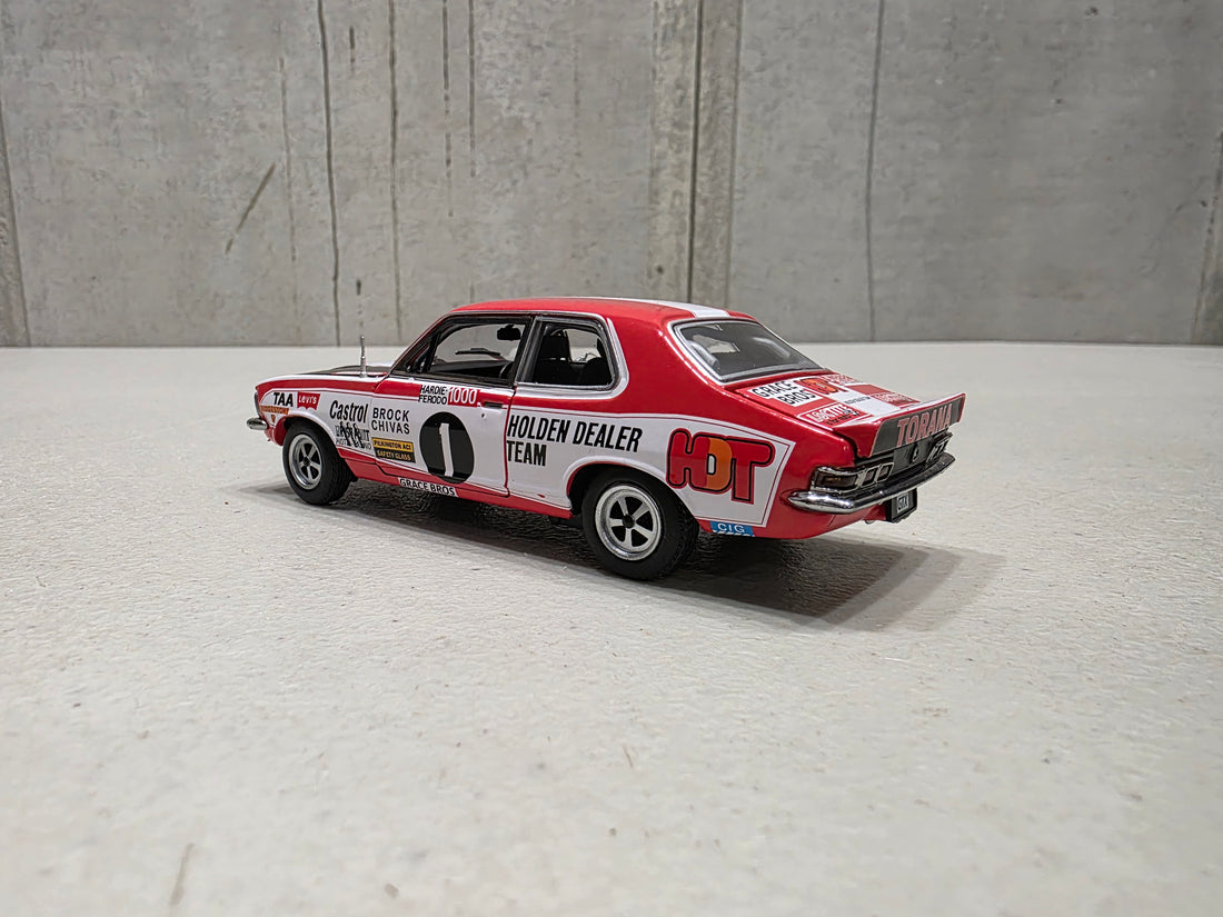 PETER BROCK #1 LJ GTR XU-1 RACING TORANA - 1:32 SCALE DIECAST MODEL - DDA