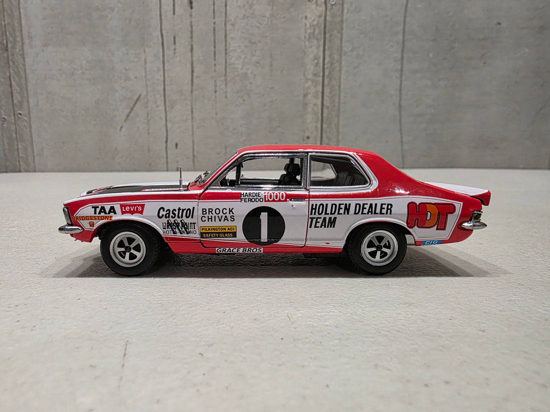 PETER BROCK #1 LJ GTR XU-1 RACING TORANA - 1:32 SCALE DIECAST MODEL - DDA