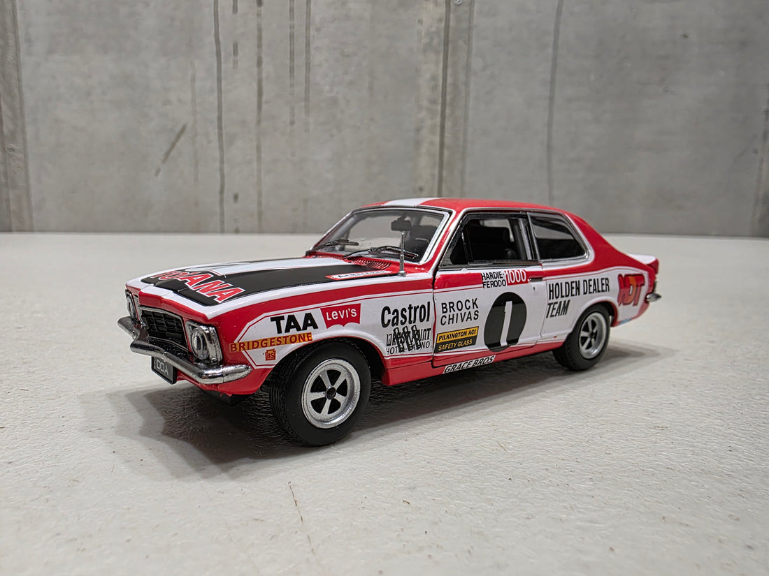 PETER BROCK #1 LJ GTR XU-1 RACING TORANA - 1:32 SCALE DIECAST MODEL - DDA