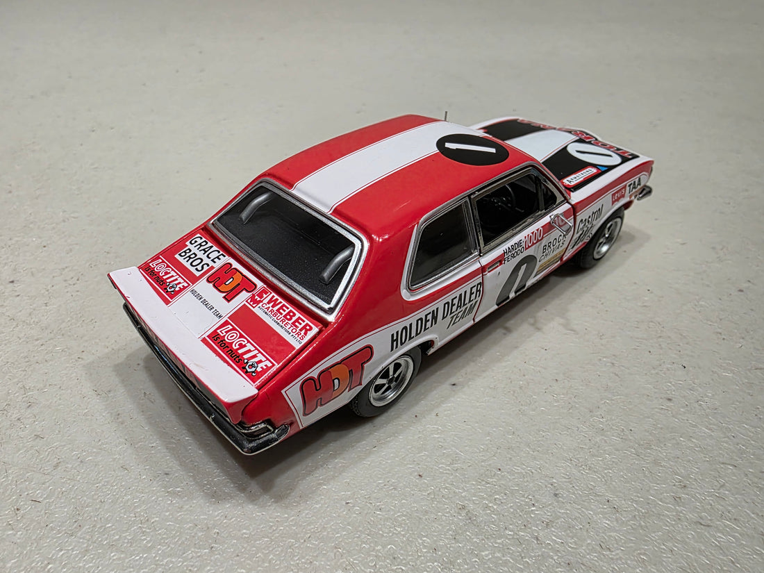 PETER BROCK #1 LJ GTR XU-1 RACING TORANA - 1:32 SCALE DIECAST MODEL - DDA