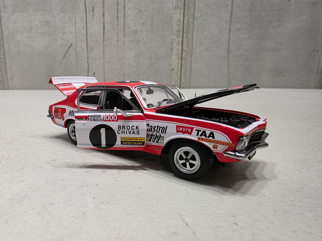 PETER BROCK #1 LJ GTR XU-1 RACING TORANA - 1:32 SCALE DIECAST MODEL - DDA