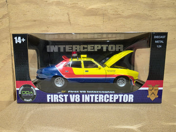 MFP FIRST V8 INTERCEPTOR FORD XB FALCON MAD MAX MOVIE CAR - 1:24 SCALE DIECAST MODEL - DDA