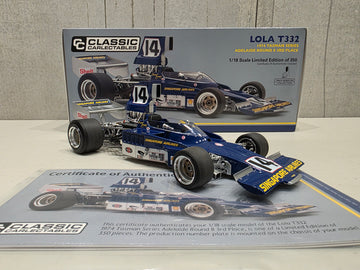 1974 Tasman Series Adelaide 3rd Place - Lola T332 - 1:18 Scale Diecast Model - Classic Carlectables