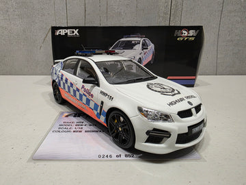 2013 VF HSV GEN-F GTS - NSW POLICE CAR - 1:18 SCALE MODEL - APEX REPLICAS